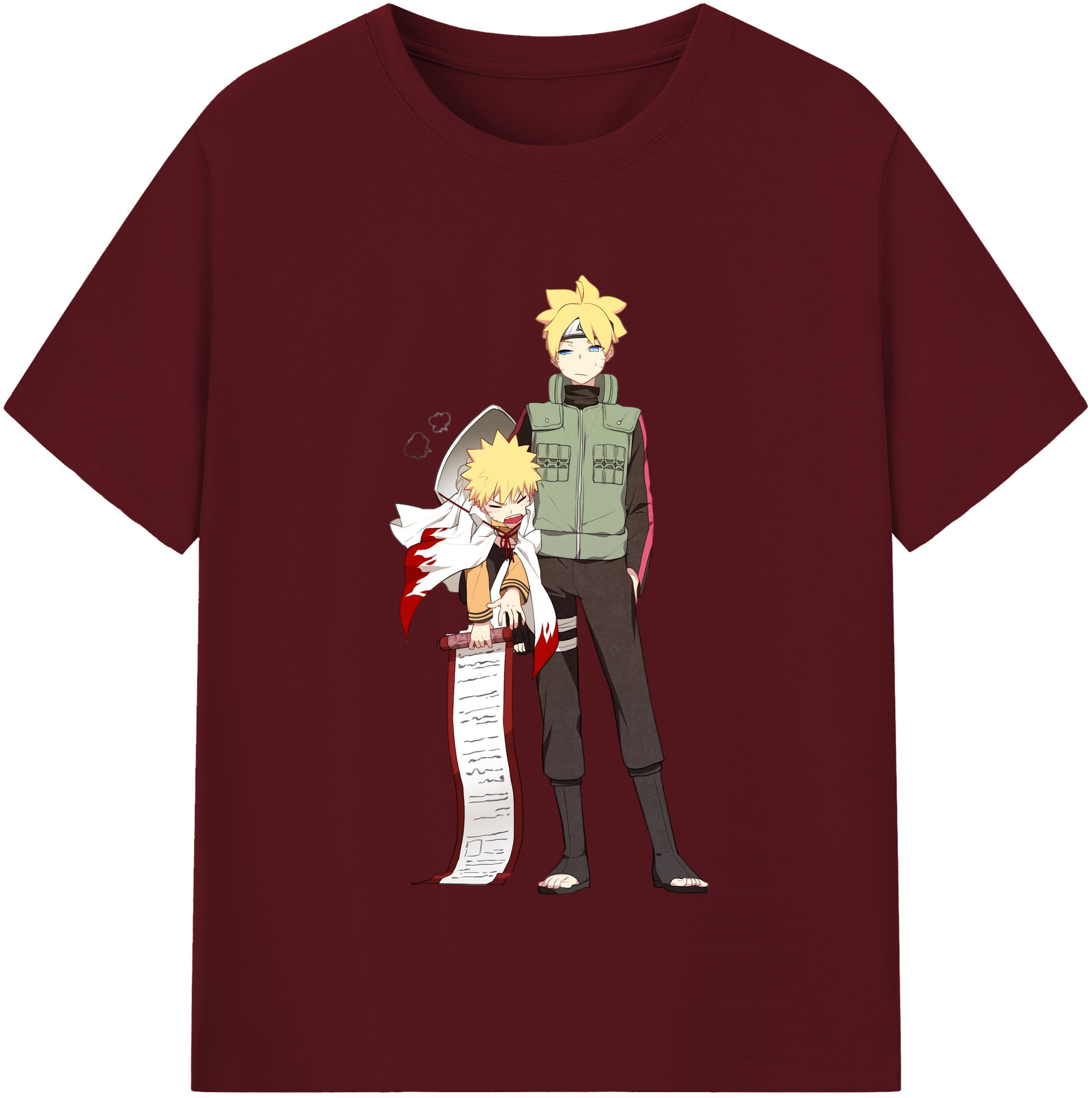 （画像用） NARUTO -ナルト- 波風 ミナト Namikaze Minato 綿100％半袖Tシャツ（フロントプリント）